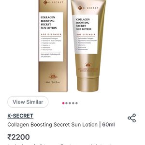 Korean Skincare - K-Secret Collagen Sun Lotion