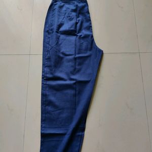 Navy Blue Organic Cotton Trousers