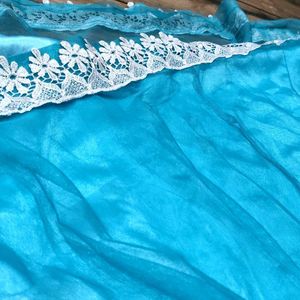 Blue Cinderella Style Long Frock