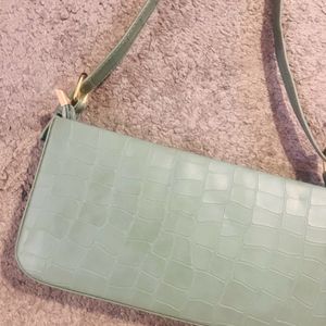 Sea Green Textured Baguette