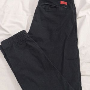 Boys Black Joggers