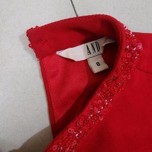 Red Hot Party Top By AND