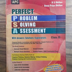 Perfect Problem Solving Assessment For Class 11th