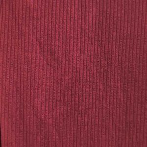 Cute Ribbed Maroon Sleeveless Crop Top