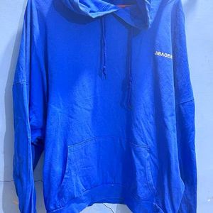 Blue Oversized Hoodie