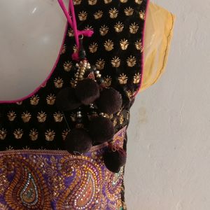 Yellow Lehga Choli