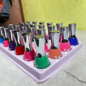 NAIL POLISH NUDE COLOR COMBO TREY 24PCS