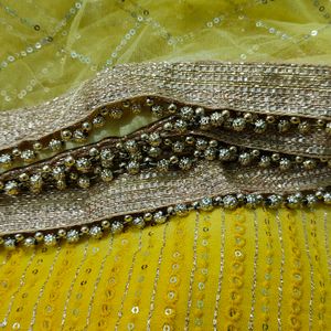 Designer Yellow Sharara