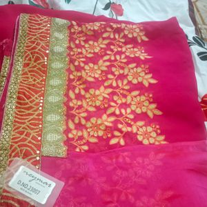 Designer Heavy Embroidery Saree 😍