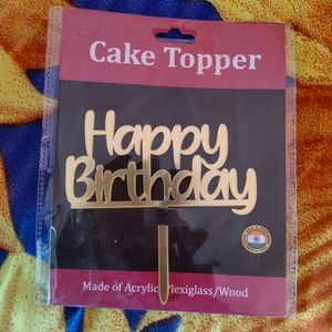 Happy Birthday Cake topper