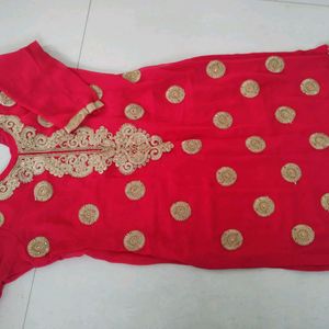 Beautiful Pink Colour 3 Piece Kurta Set