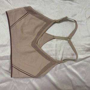 Peach Nursing Sports Bra