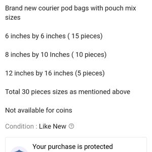 30 Rs Off Brand New Courier Bag With Pod Pouch