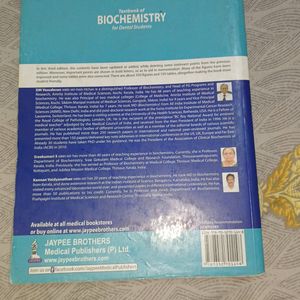 Biochemistry For Dental Students