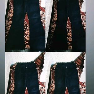 Women Black Flared Jeans