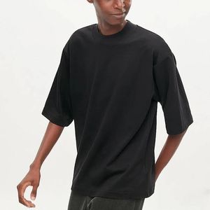 Black oversized t shirt frenchterry