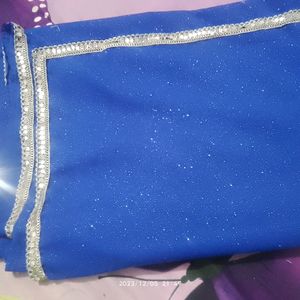 Brand New Partywere Blue Saree