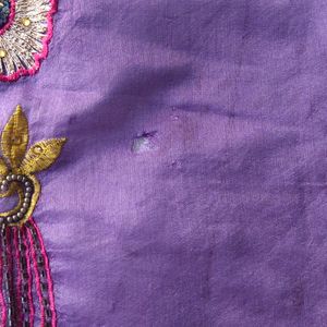 2 Light Purple Kurta Front Fabric