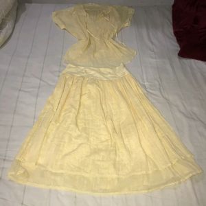 Co-ord Vintage Top And Skirt