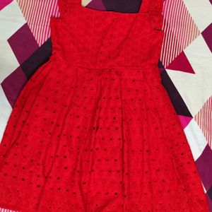 Cute Red Midi Dress