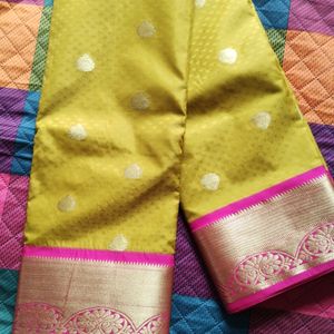 Kanchipuram Silk Saree With Blouse