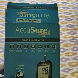 Accusure Blood Glucose Monitor Machine