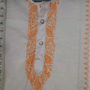 Thread Work Cotton Kurti