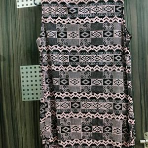 Printed Long Sleeveless Top(Women)