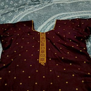 3 Piece pure Cotton Kurta Set