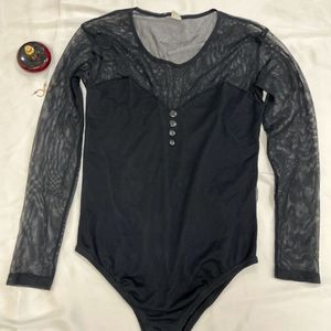 Net Black High Quality Bodysuit