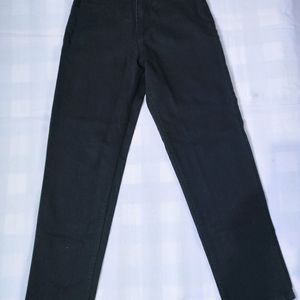 Straight Fit Black Jeans