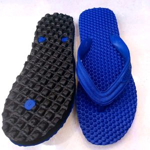 [7,8,9,] BLUE ACCU PRESSURE SLIPPER UNISEX