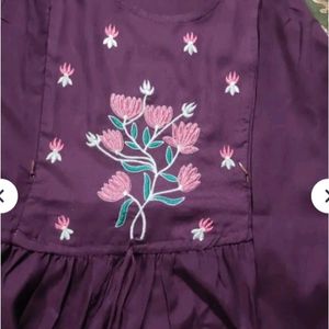 Trendy Butiful Embroidery Feeding Material