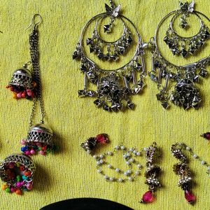 Earings ,Bracelet And Chain