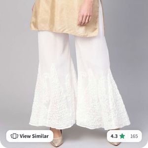 original brand chikankari sharara pant