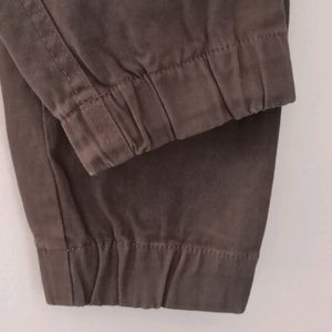 Unisex Grey Cargo Pant, Four Pockets