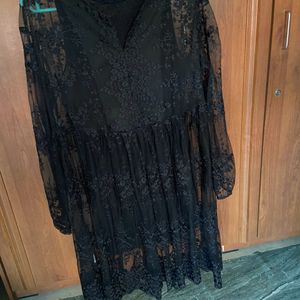 Combo Tops With Lace Dress