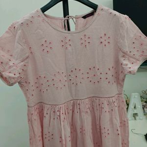 Ginger Cutwork Cotton Dress