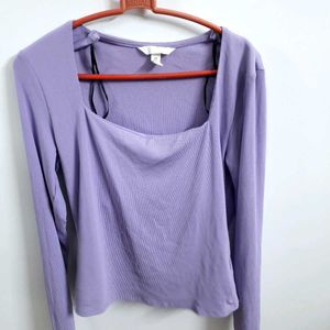 H&M Lilac Top