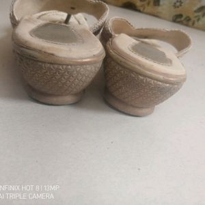 Cream Color Footwear