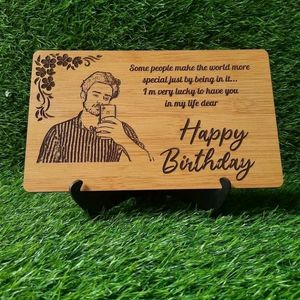 ♥customized Photo  Or Text Engraving MDF