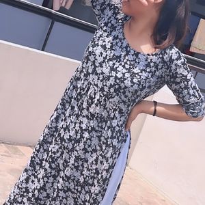 Black Printed Hand Made Kurti 🦋 Just Go For It