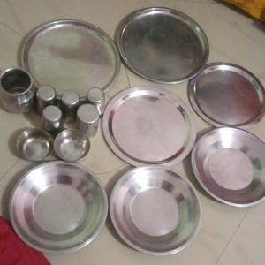 Stainless Steel Dinner Set