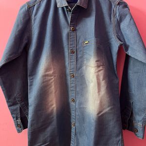 Blue Jean Shirt For Boys 12 To 14 Years