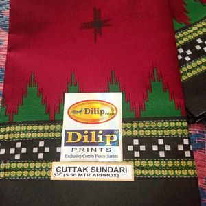 Sambalpuri Print Cotton Saree