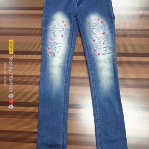 (N-11) 26 Size Slim Fit Denim Jeans