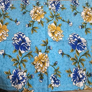 Flower print Double bed Sheet