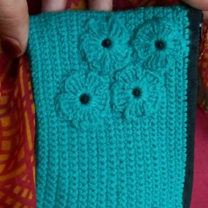 Crochet Floral Mini Purse