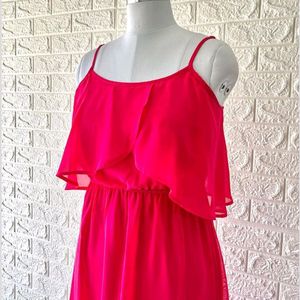 Imported Rose Pink Beautiful Dress