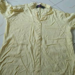 Yellow Top Like Shirt For Girls And Women